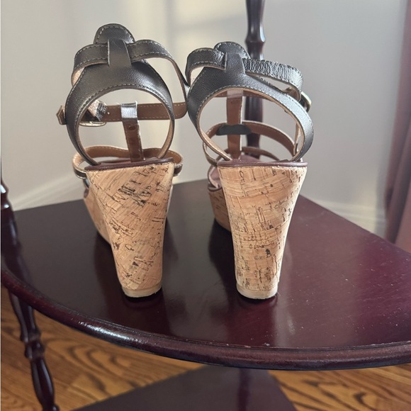 Diba Cald Well Strappy Wedge Sandal in Bronze Multi Size 6.5 Women’s Heel - Picture 4 of 5